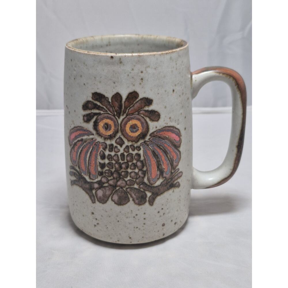 💥 Otigiri Surprised Owl Coffee Mug Cup Made In Japan G